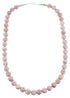 Rhodochrosite Southwest Silver Bead Necklace AX100464